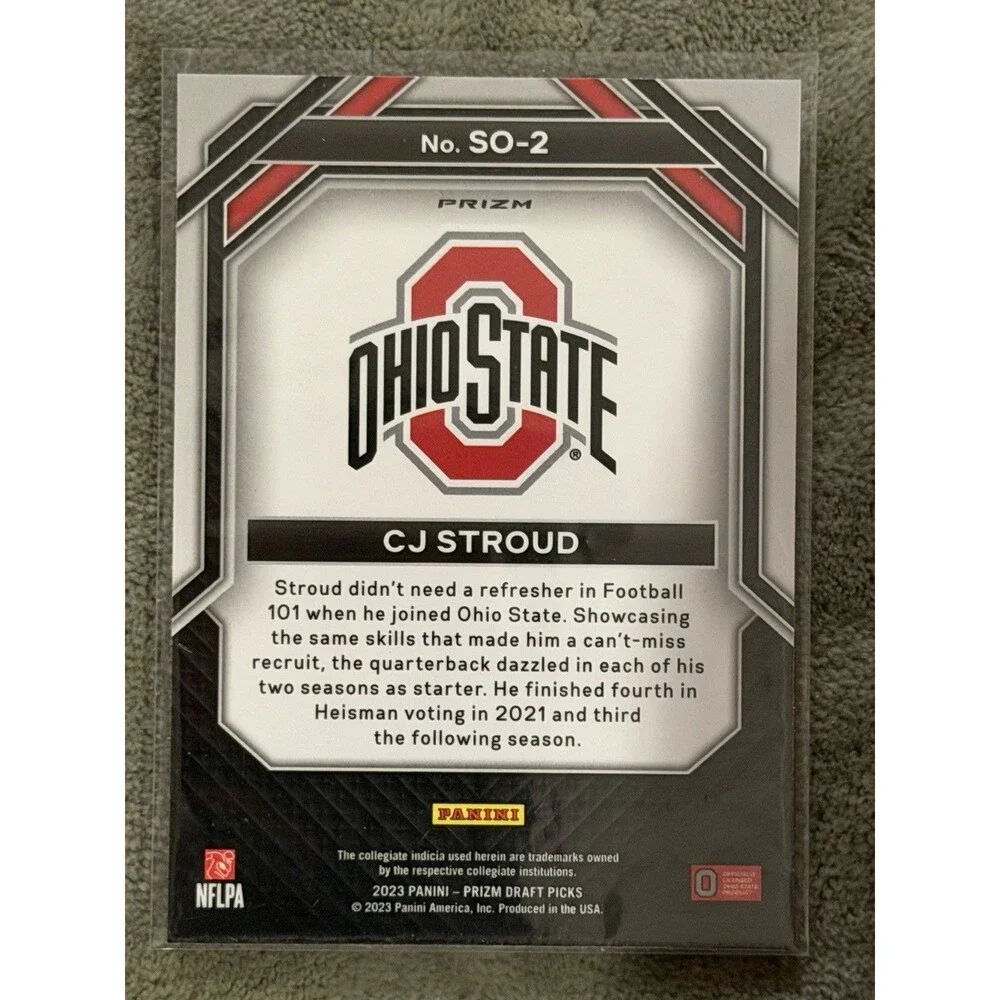 2023 Panini Prizm Draft Picks - Student Orientation C.J. Stroud #SO-2 Red Ice